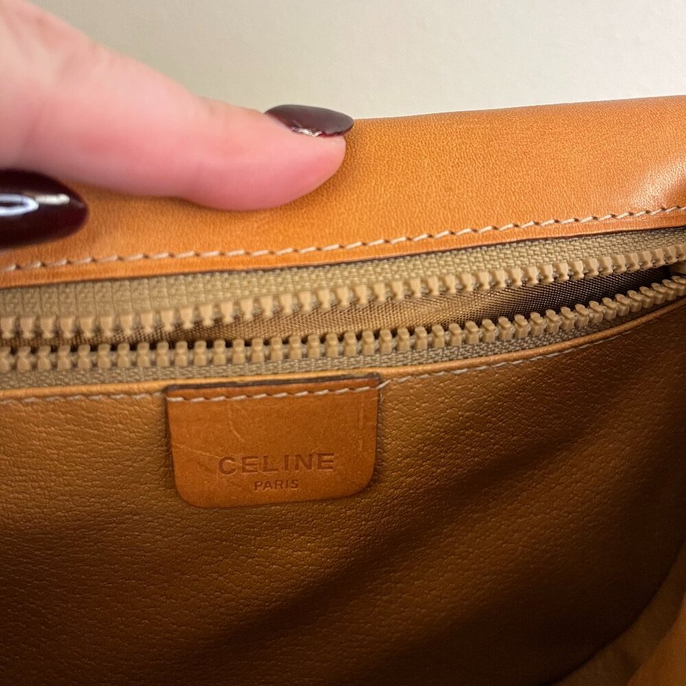 Vintage Celine Beige Macadam Crossbody - Picture 13 of 14
